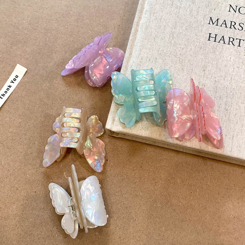 Iridescent 'Mermaid Dreams' Butterfly Claw Clip - KINTSUGI