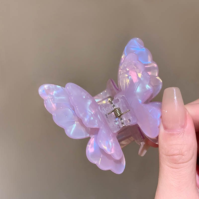 Iridescent 'Mermaid Dreams' Butterfly Claw Clip - KINTSUGI