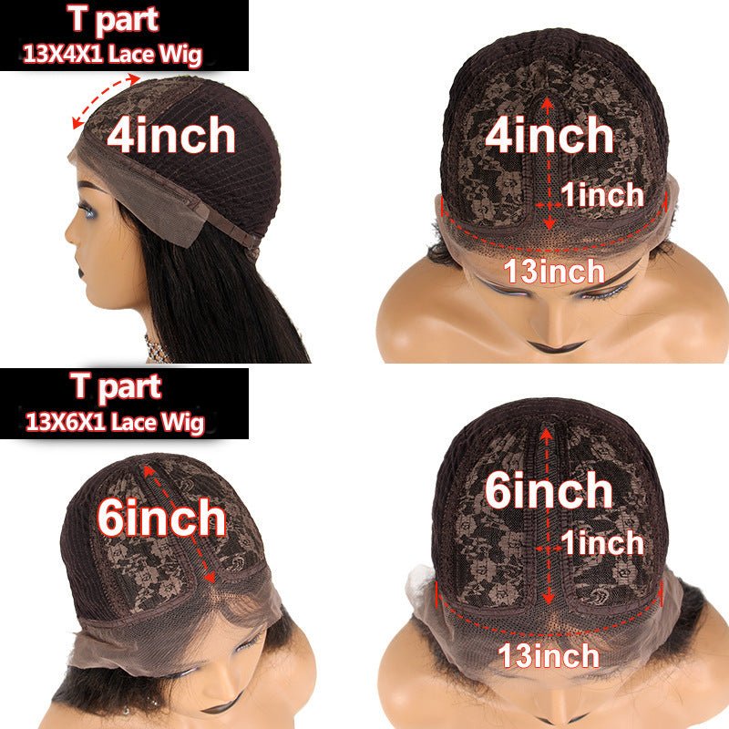 Burmese Deep Wave T - Part Lace Wig - KINTSUGI