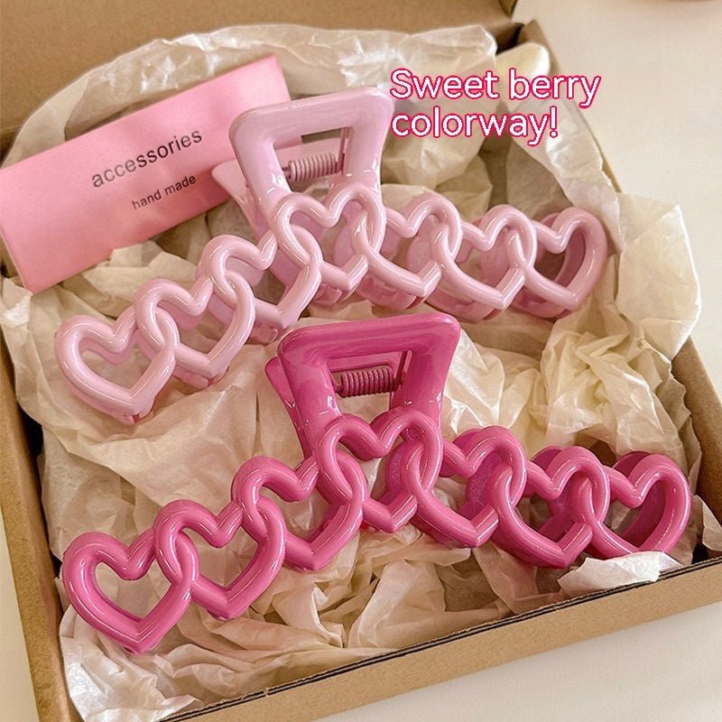 Sweet Heart Chain Claw Clip - KINTSUGI