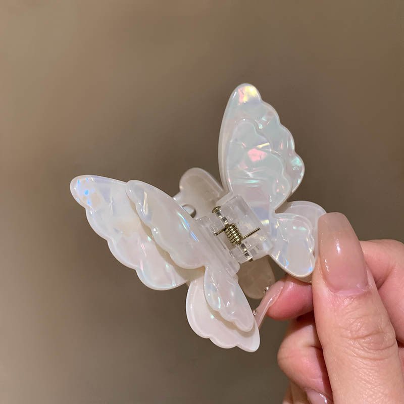 Iridescent 'Mermaid Dreams' Butterfly Claw Clip - KINTSUGI