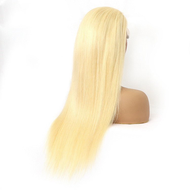 613 Blonde Bombshell: Straight Human Hair Lace Wig - KINTSUGI