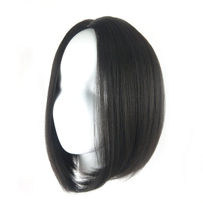 Sleek & Realistic High - Temperature Synthetic Straight Bob Wig - KINTSUGI