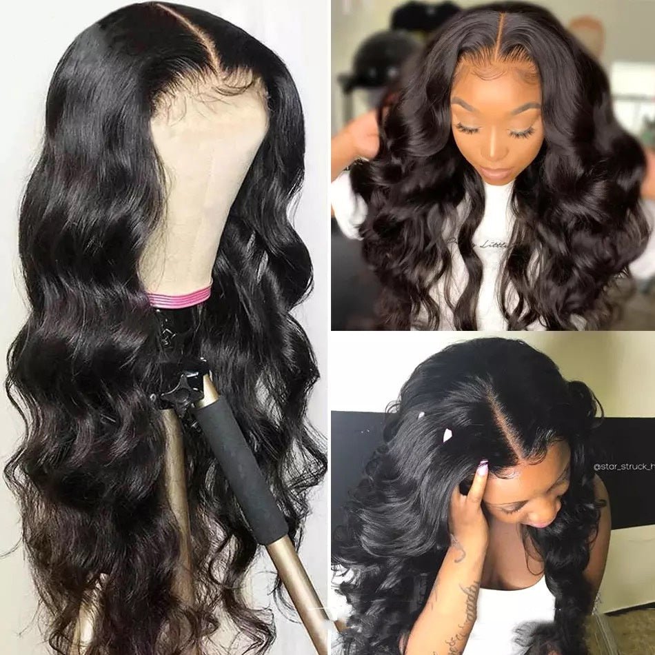 Luxury Body Wave 4x4 Closure Real Human Hair Wig - KINTSUGI