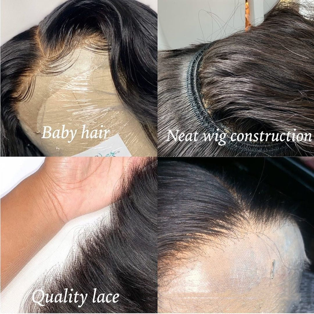 Luxury Body Wave 4x4 Closure Real Human Hair Wig - KINTSUGI