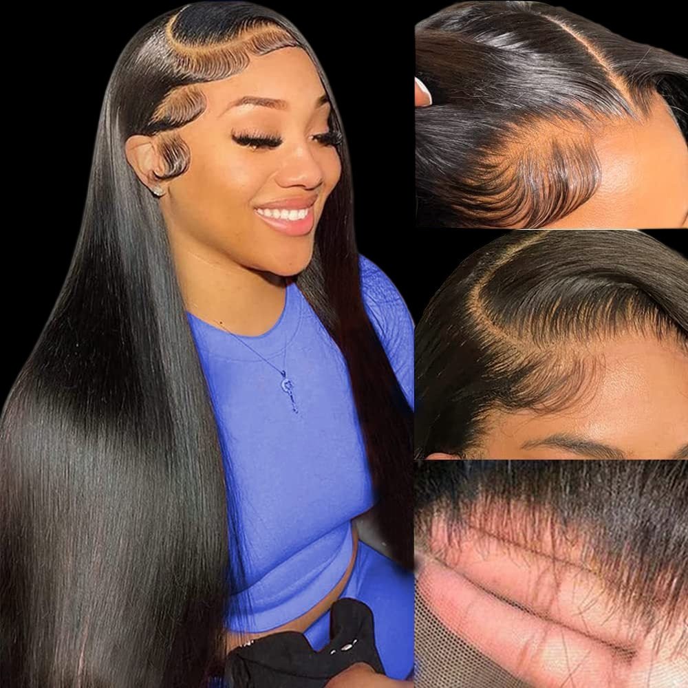 Sleek & Seamless: HD Lace Front Human Hair Wig - KINTSUGI