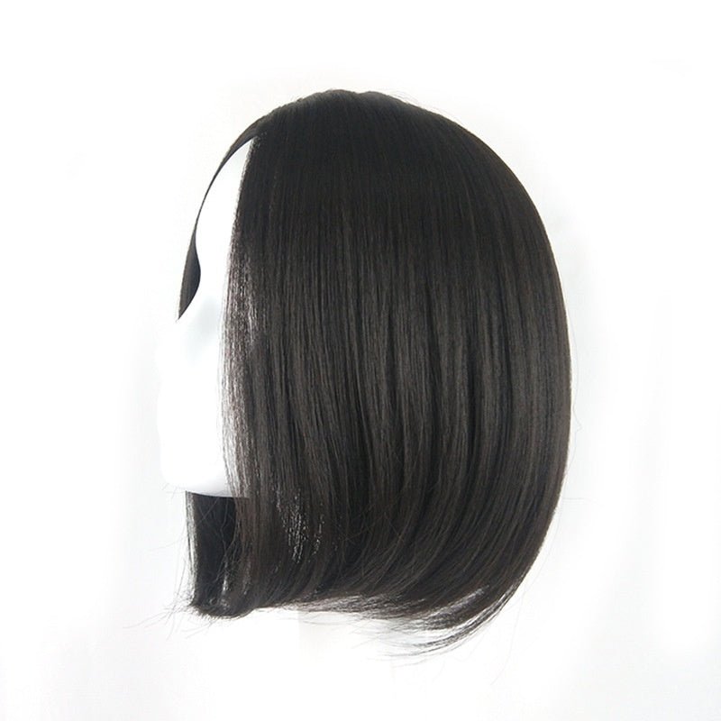 Sleek & Realistic High - Temperature Synthetic Straight Bob Wig - KINTSUGI